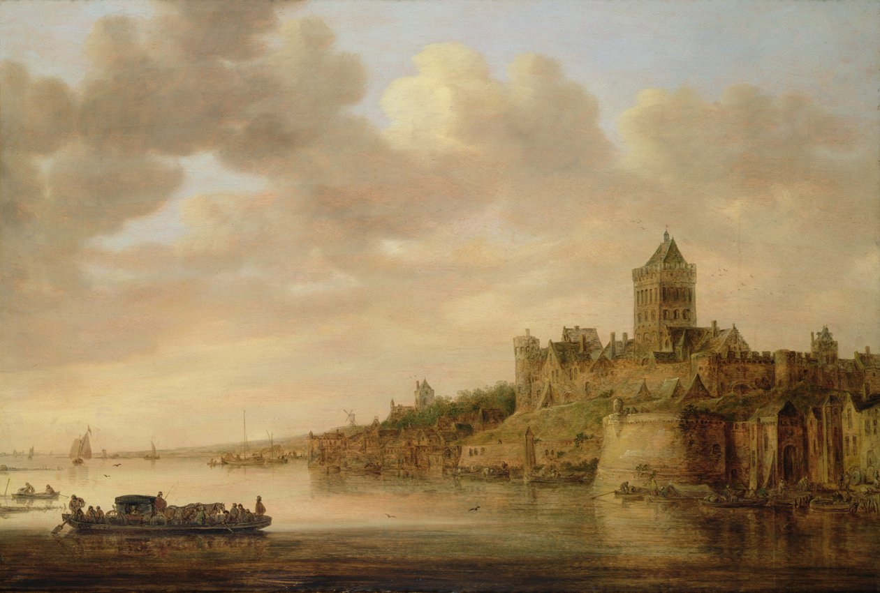 Valkhof v Nijmegenu, 1650 od Aelbert Cuyp