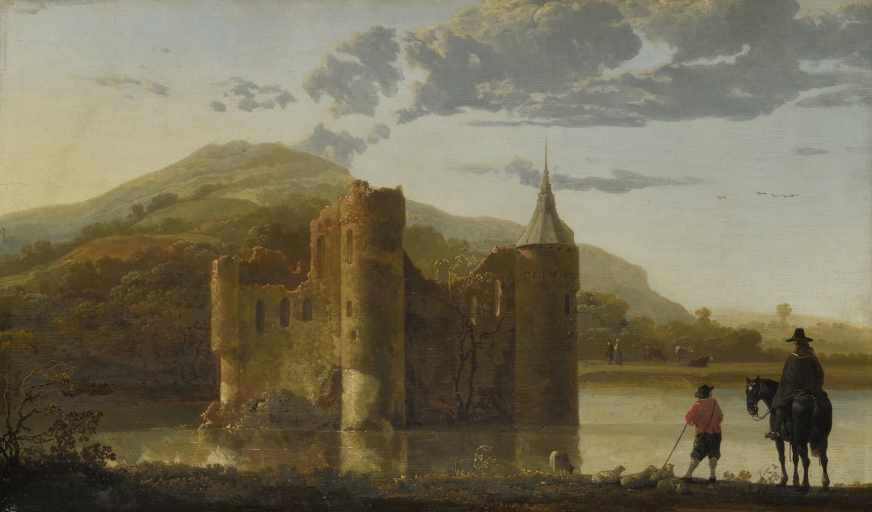 Hrad Ubbergen, c. 1655 od Aelbert Cuyp