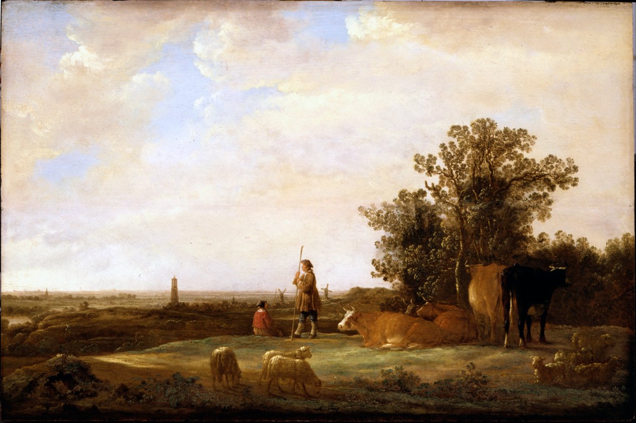 Pohled na rovinu od Aelbert Cuyp