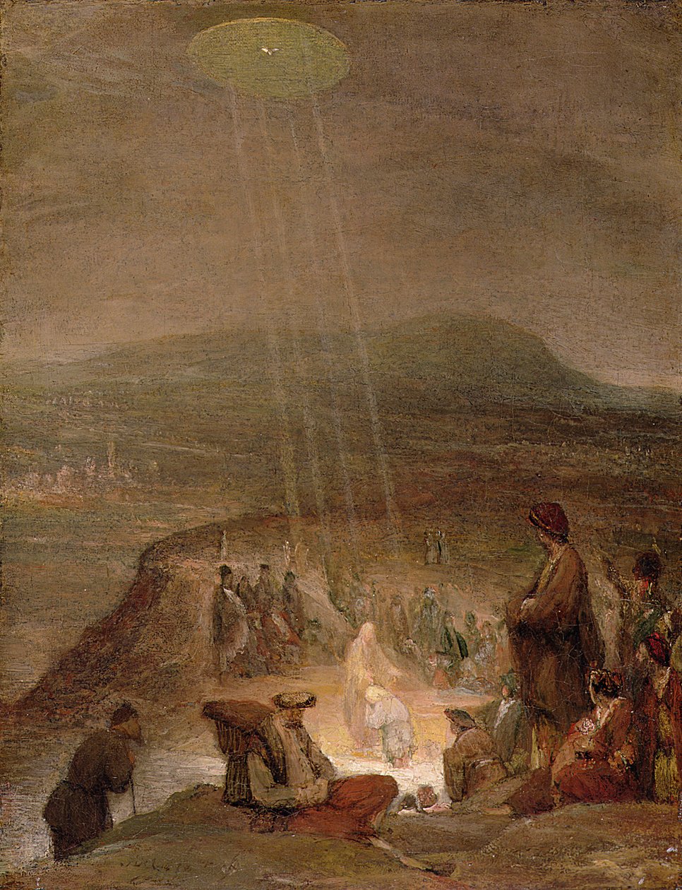 Křest Krista, kolem roku 1710 od Aernt de Gelder