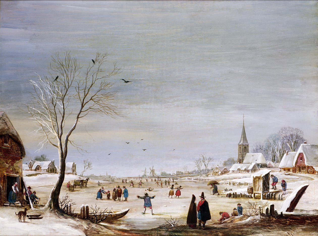 Zimní krajina od Aert van der Neer