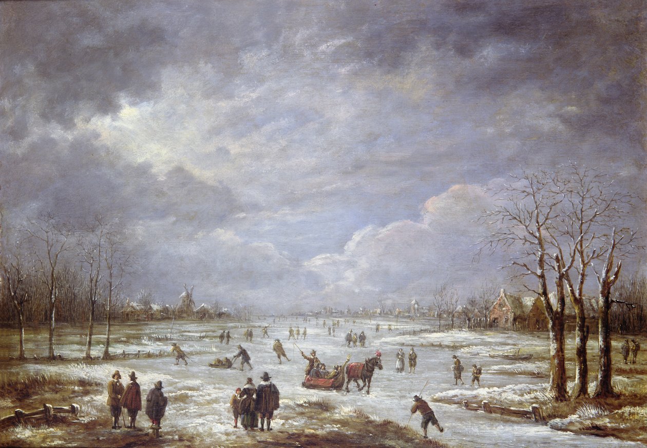 Zimní krajina od Aert van der Neer