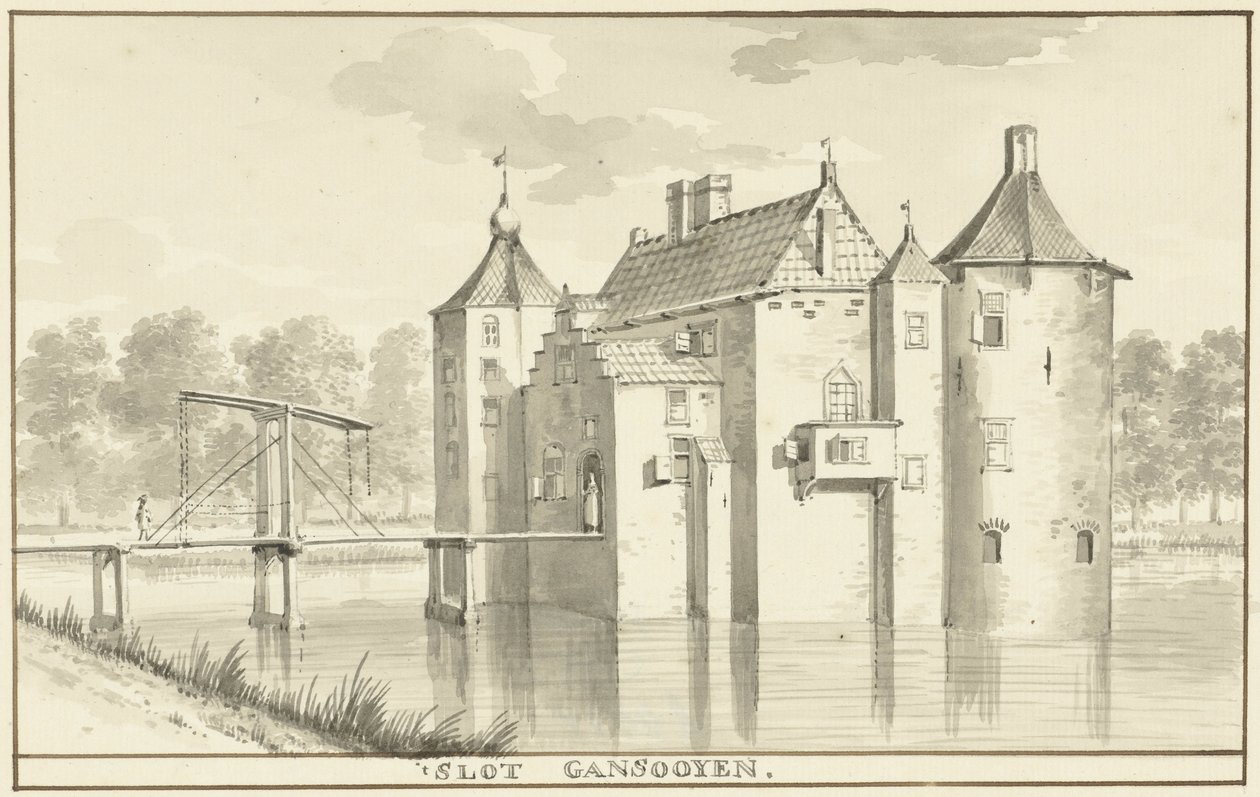 Hrad Gansoyen od Drongelen 