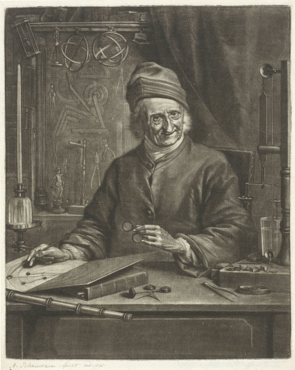 Portrét jedna Arnold Marcel od Aert Schouman