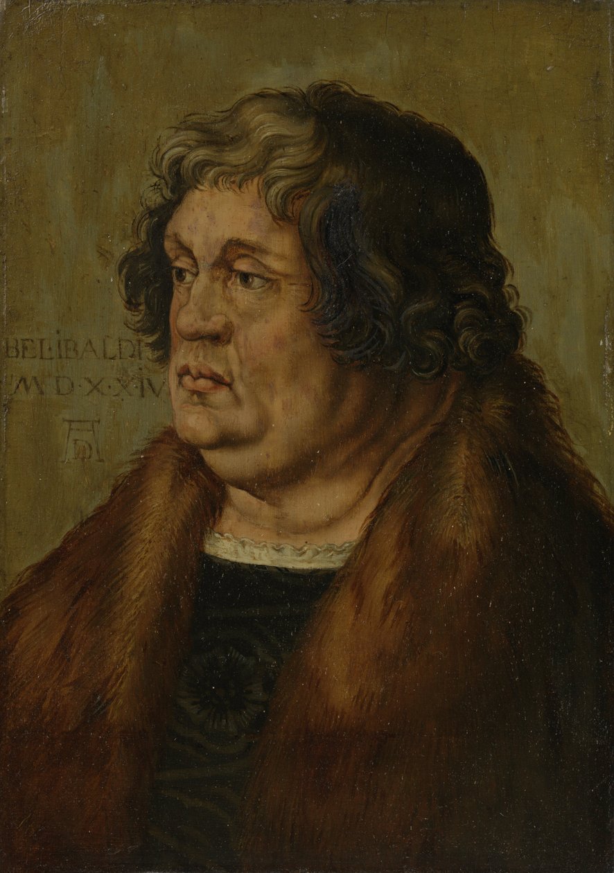 Portrét Willibalda Pirckheimera (1470-1530) od Albrecht Dürer