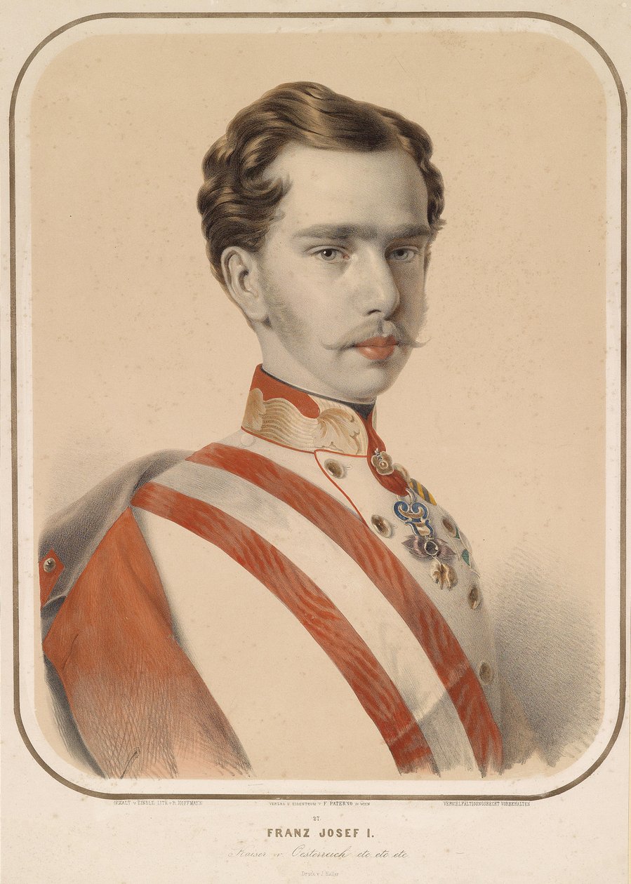 Císař Franz Joseph od After Anton Einsle