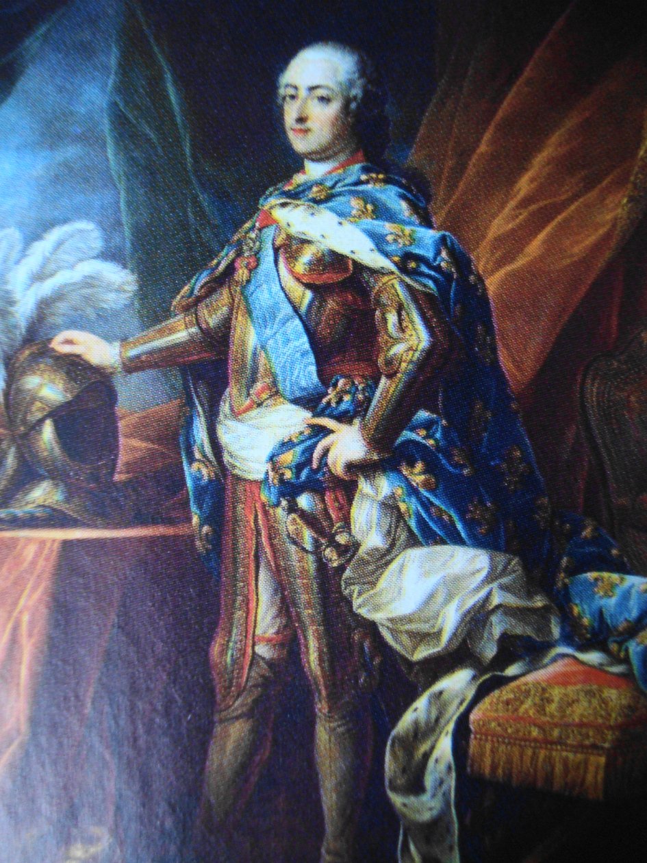 Portrét Ludvíka XV. Francie (1710-1774) od Charles Amedee Philippe van Loo