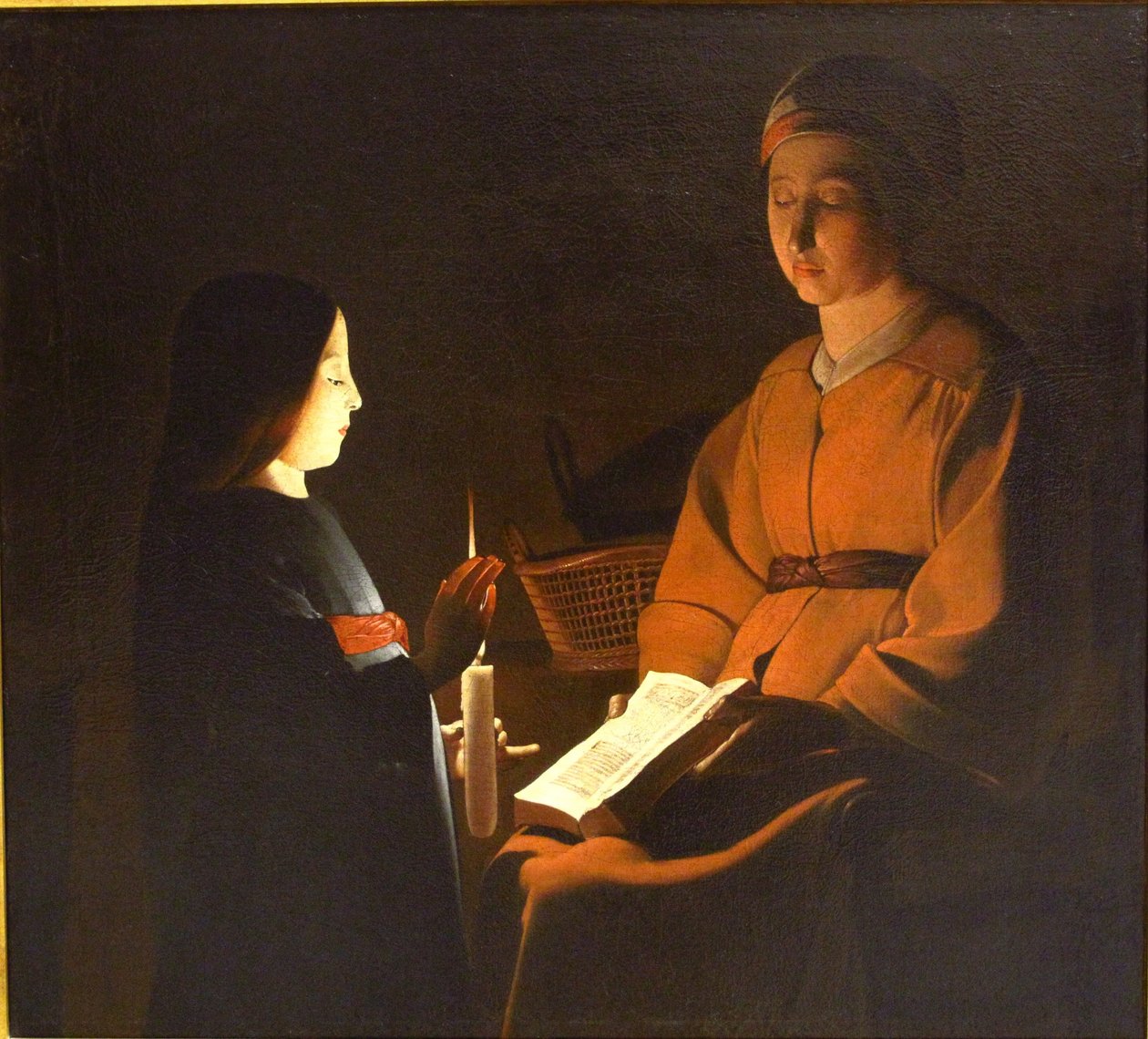 Vzdělávání Panny Marie od After Georges de La Tour
