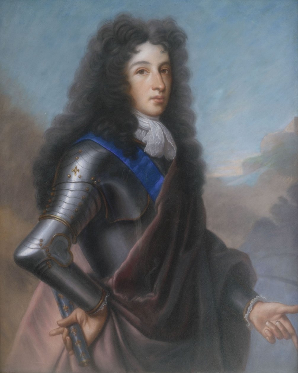 Portrét Ludvíka Francie, vévody Burgundska (1682-1712) od After Joseph Vivien