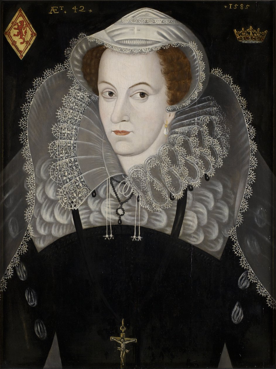 Portrét Marie, skotské královny (1542-1587) od After Rowland Lockley