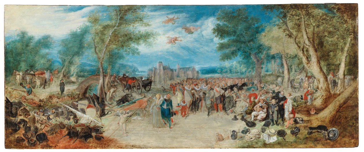 Adriaen van de Venne (podle) Alegorie dvanáctiletého příměří od After Adriaen van de Venne