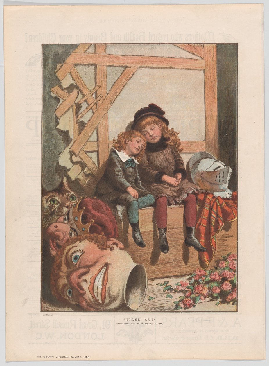 Unavený, z čísla The Graphic Christmas, 7. prosince 1885. od After Adrien Emmanuel Marie.