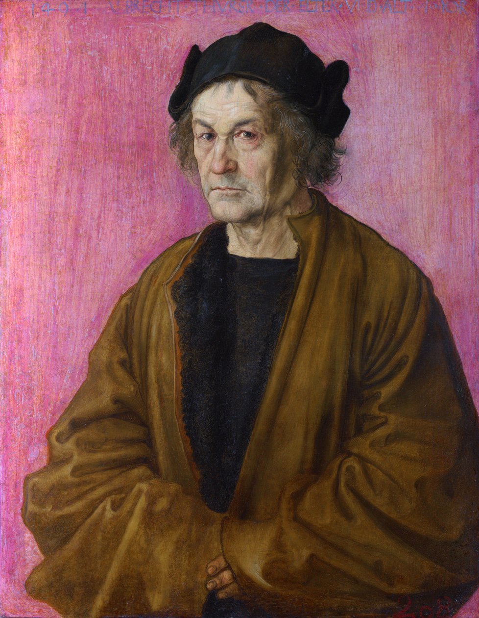 Německy: Portrét Albrechta Dürera staršího Malířův otec od After Albrecht Dürer