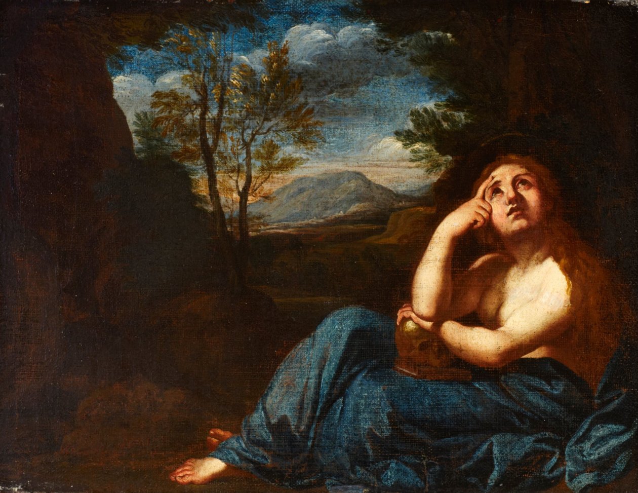 Magdalena od After Annibale Carracci