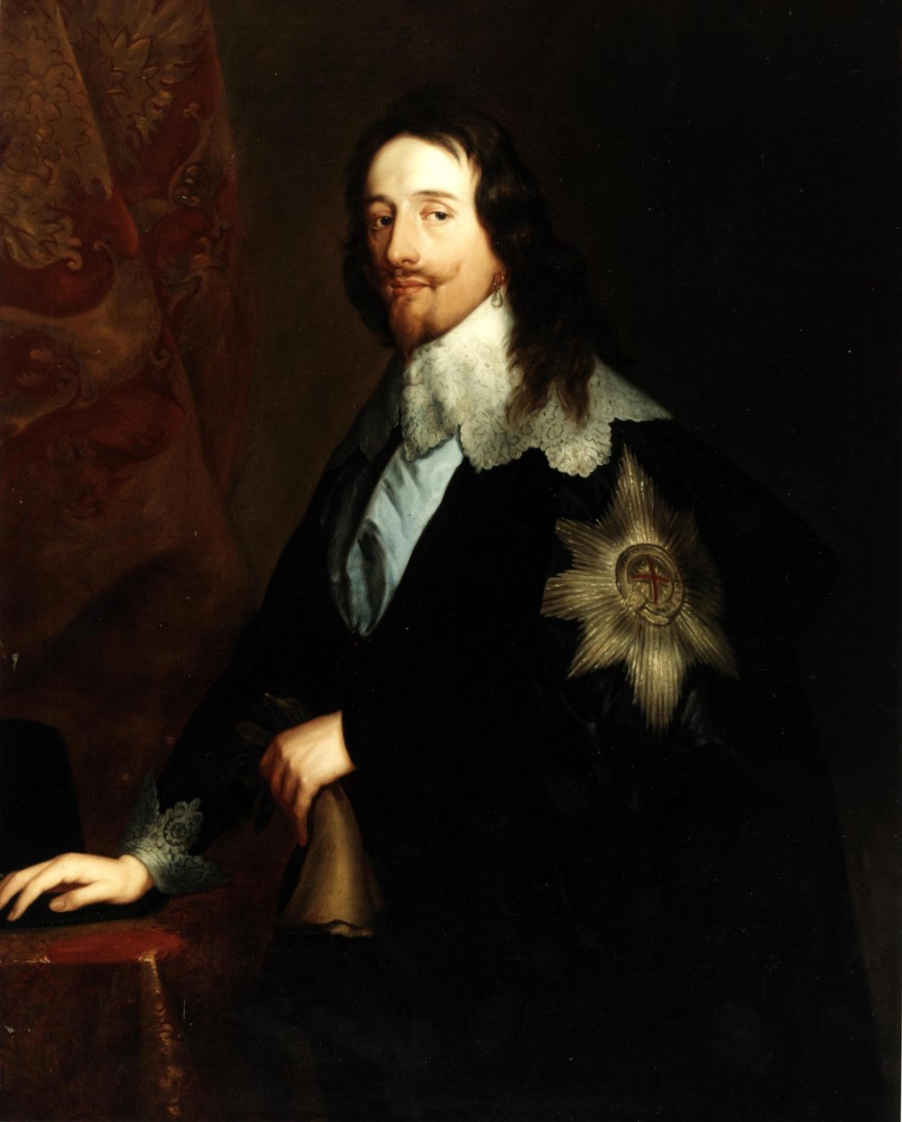 Portrét krále Karla I. (1600-1649) od after Anthony van Dyck