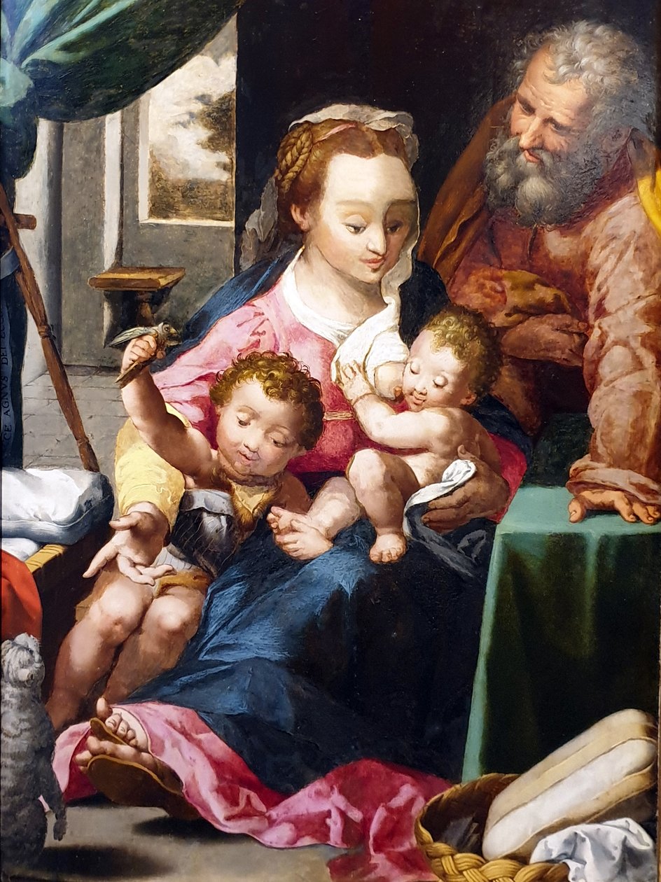 Kočičí madona od after Federico Barocci