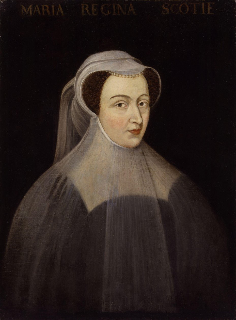 Marie, královna skotská (kopie podle originálu z roku 1560) od After François Clouet