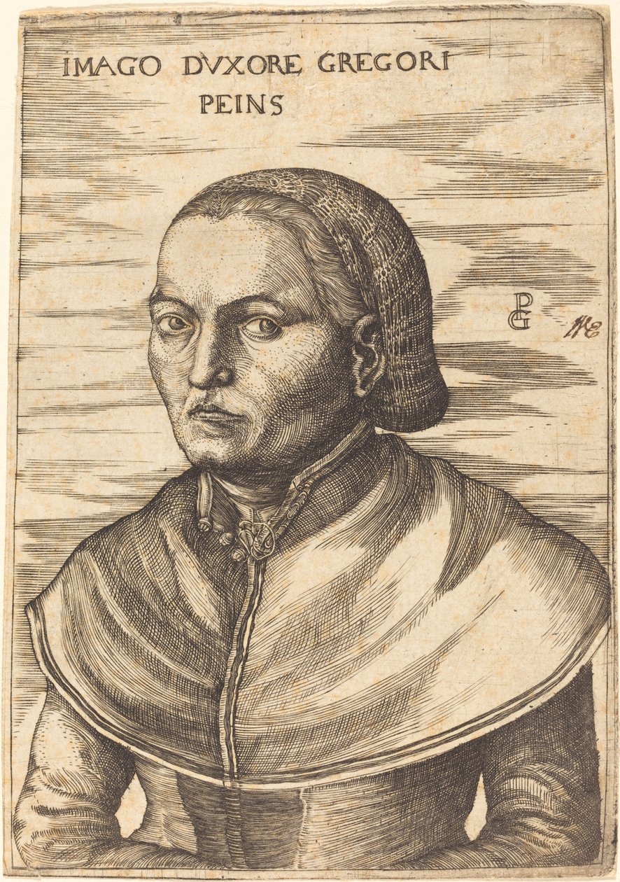 Manželka Georga Pencze od After Georg Pencz