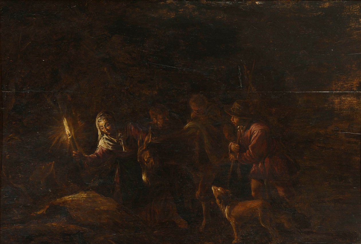 Útěk do Egypta od after Jacopo Bassano