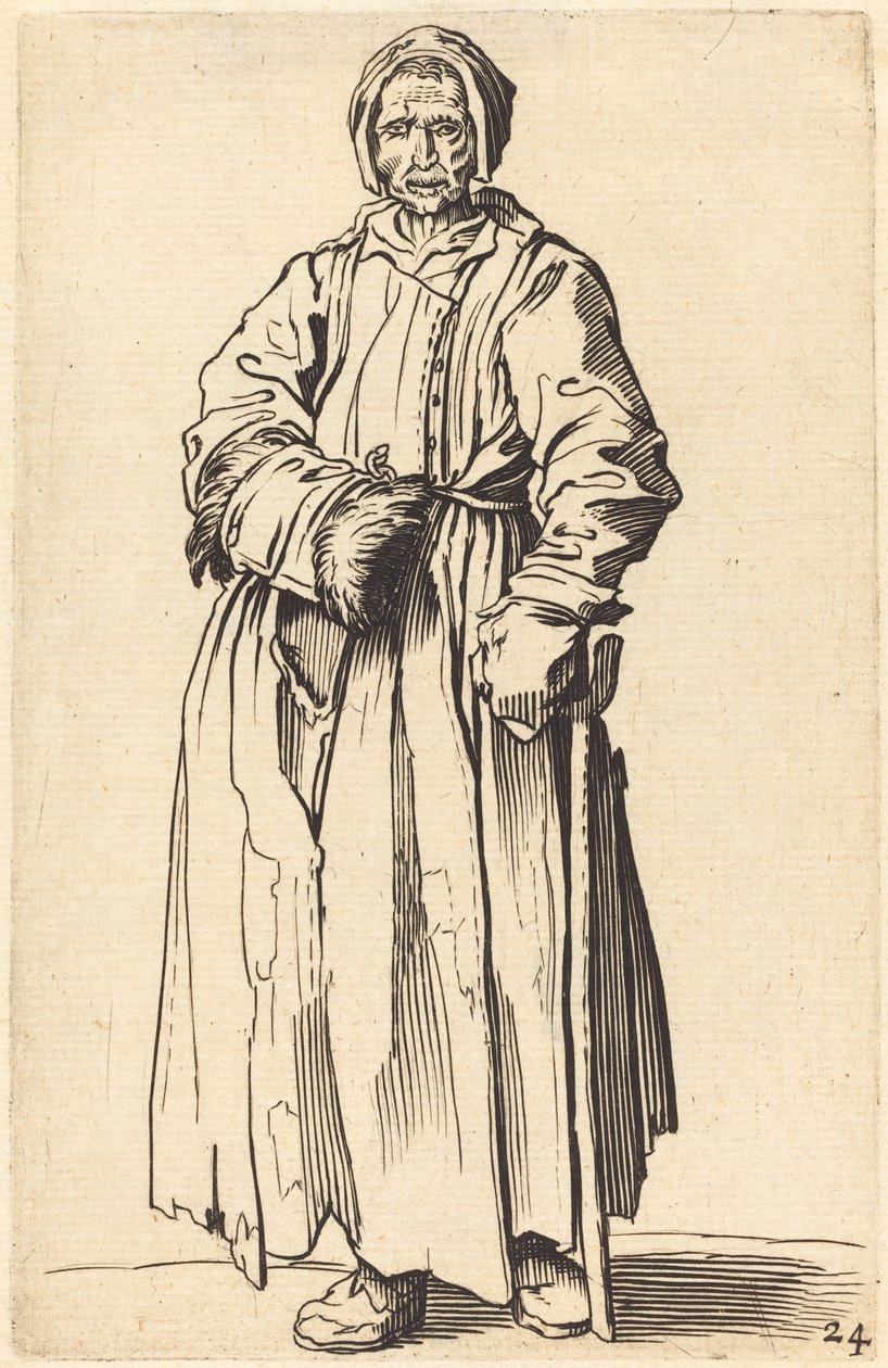 Jednooká žena od After Jacques Callot