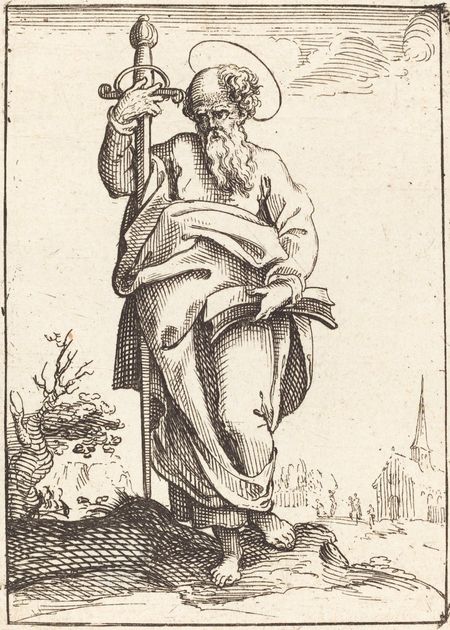Svatý Pavel od After Jacques Callot
