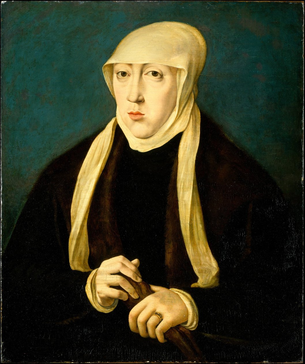 Marie (1505–1558), uherská královna od After Jan Cornelisz Vermeyen