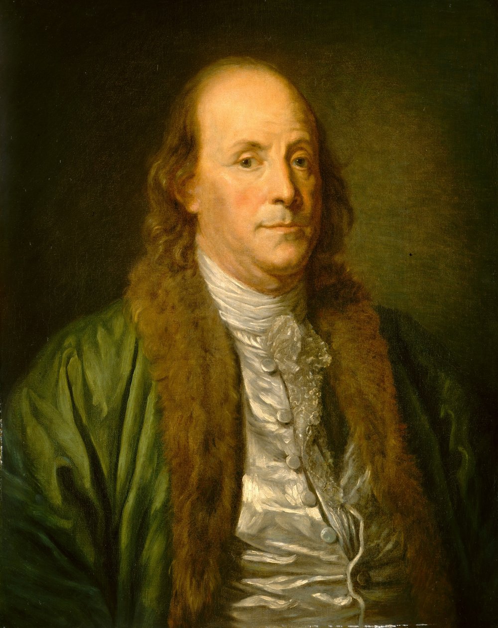 Benjamin Franklin od After Jean Baptiste Greuze