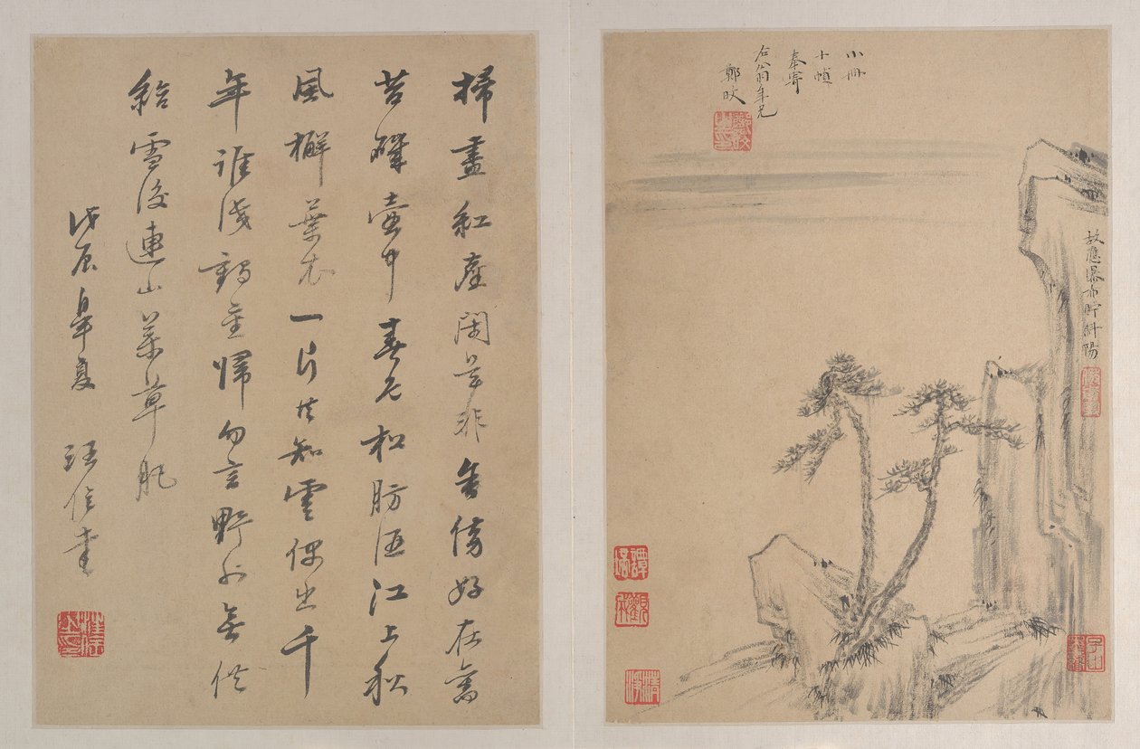 Krajiny, datováno 1688. od After Zheng Min