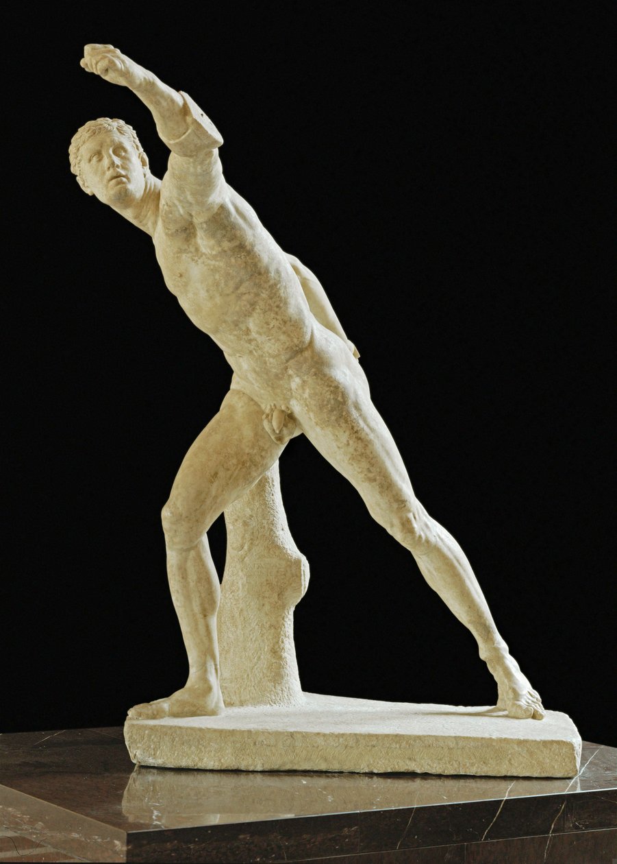 Gladiátor Borghese, nalezený v italském Anziu kolem roku ... od Agasias Agasias