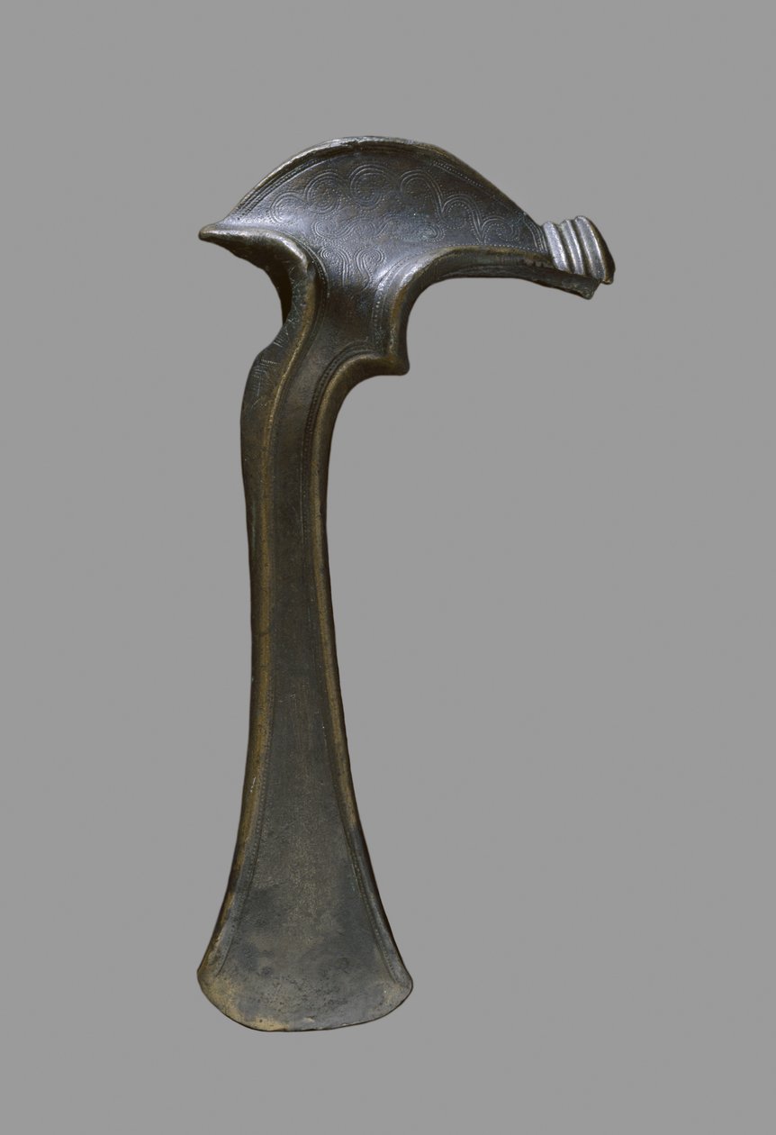 Sekera, nalezená v Maďarsku (bronz) od Age Bronze