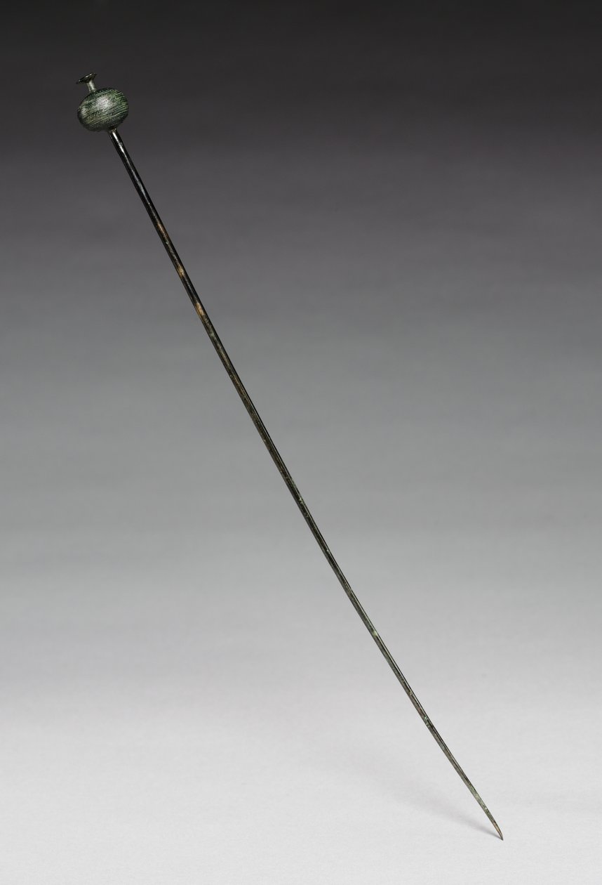 Oděvní jehlice, cca 1400 př. n. l. (litý a tepaný bronz) od Age Bronze