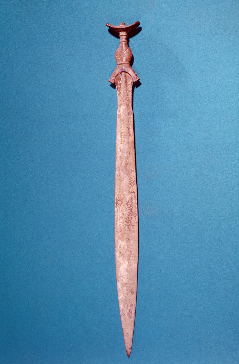 Meč, nalezený v Saone v Neuville (bronz) od Age Bronze