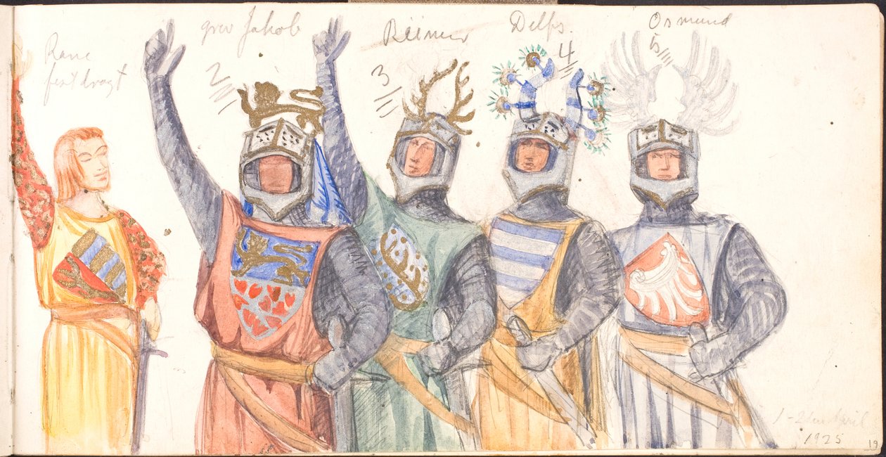 Skicář. 1918-1919-20-----25 od Agnes Slott Møller