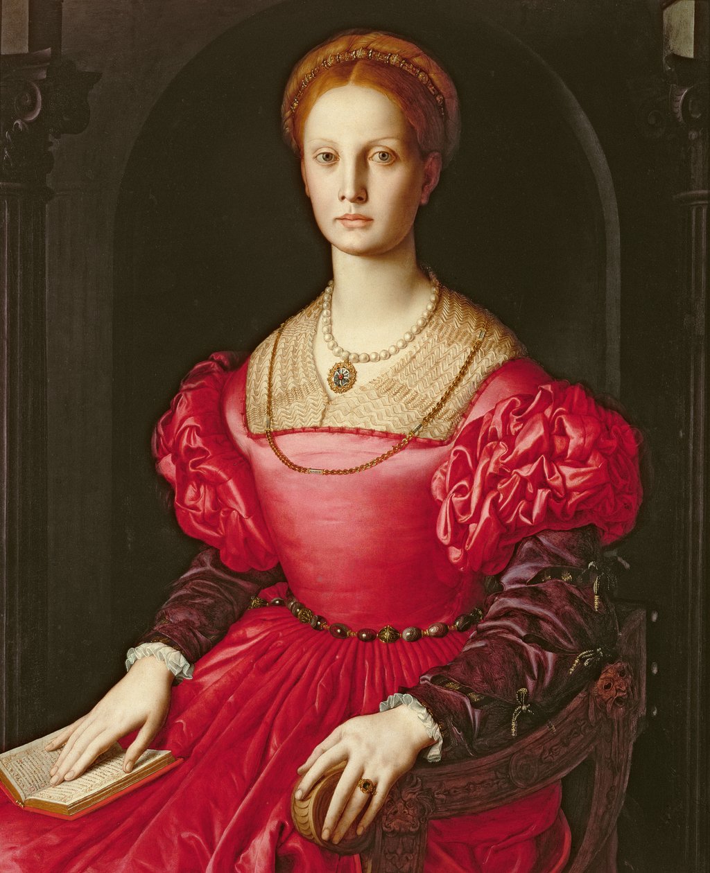 Lucrezia Panciatichi, asi 1540 od Agnolo Bronzino