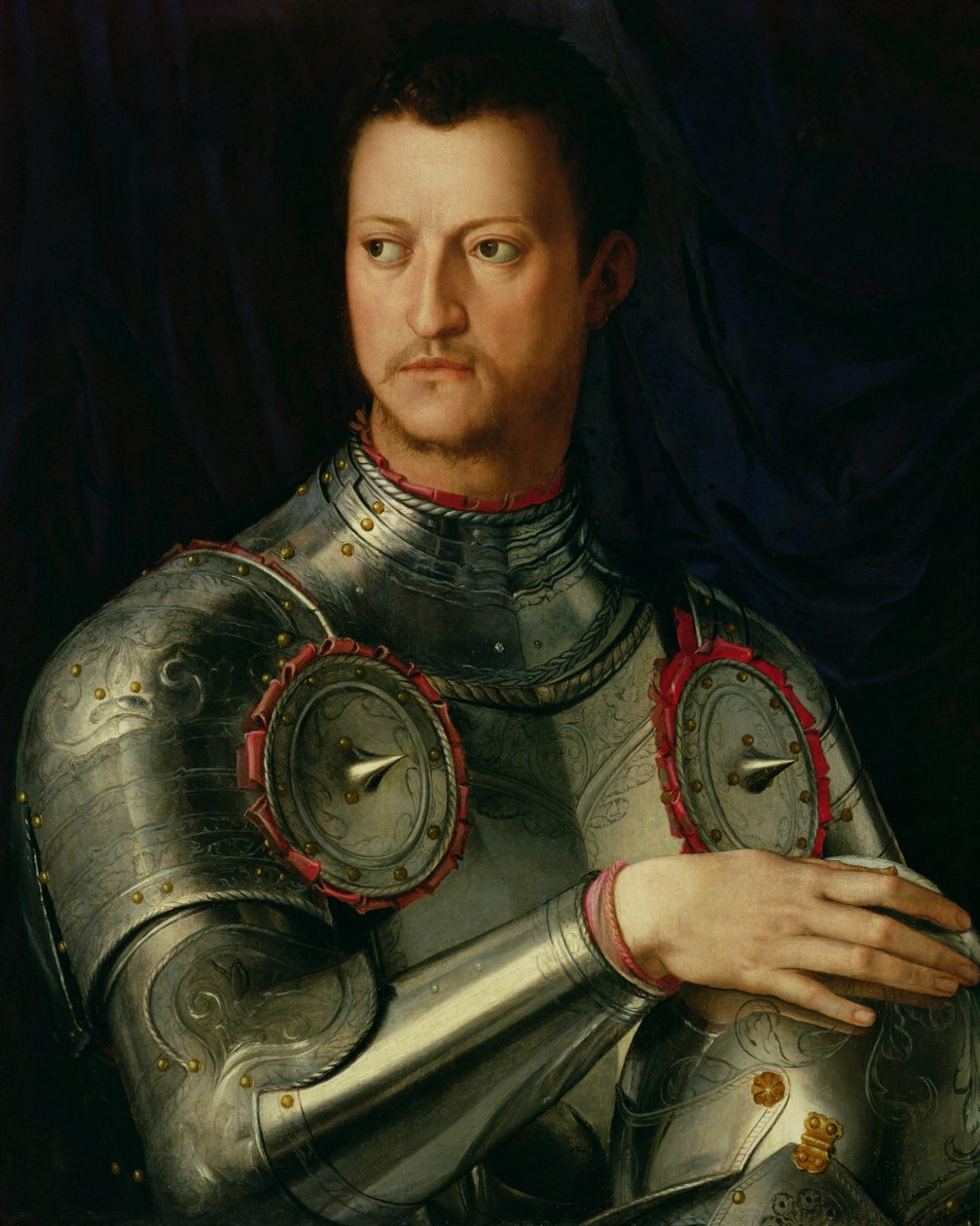 Portrét Cosima I. (1519-74) de Medici (tempera na panelu) od Agnolo Bronzino