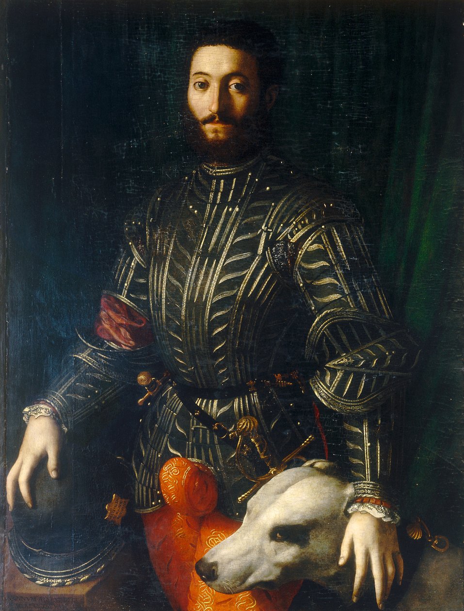 Portrét Guidobalda da Montefeltro od Agnolo Bronzino