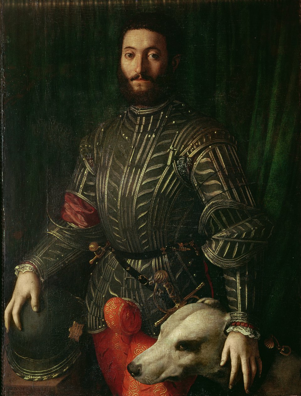 Portrét Guidubalda della Rovere, vévody z Urbina, C.1544-45 od Agnolo Bronzino