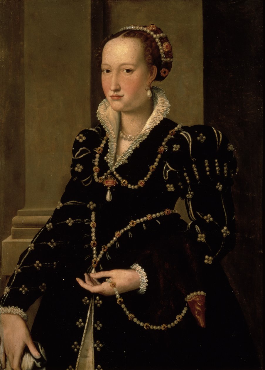 Portrét Laudomia od Medici od Agnolo Bronzino