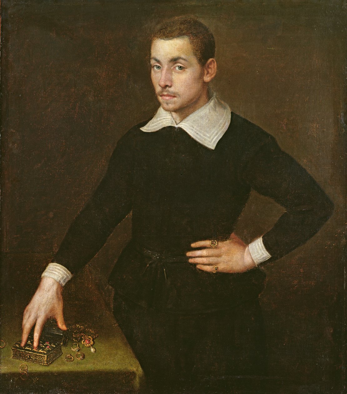 Portrét mladého florentského zlatníka od Agnolo Bronzino