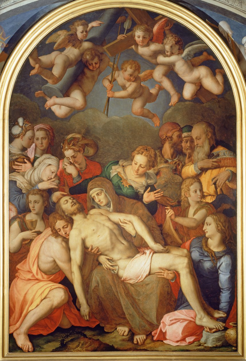 Depozice, 1555 od Agnolo Bronzino