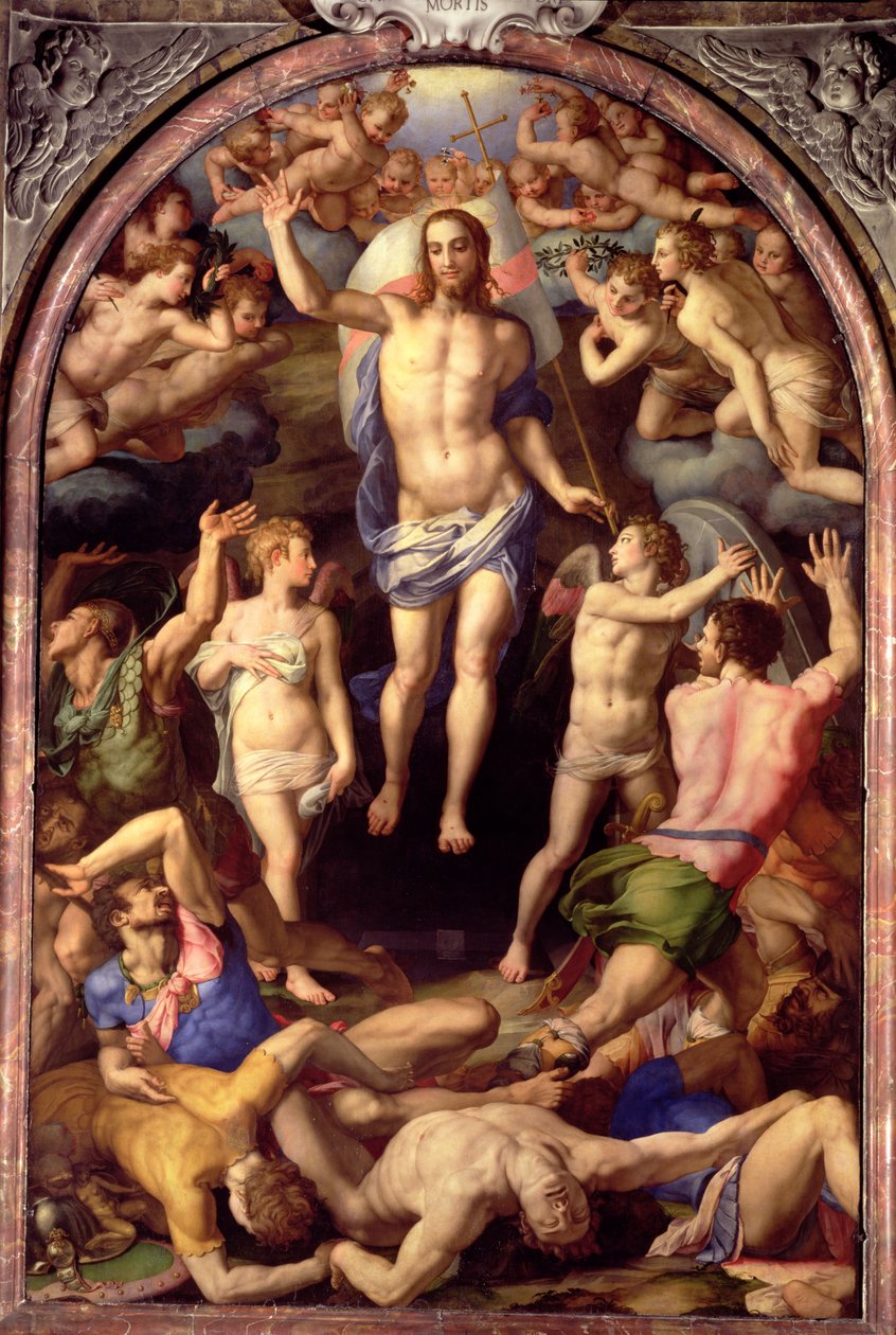 Vzkříšení, 1550 od Agnolo Bronzino