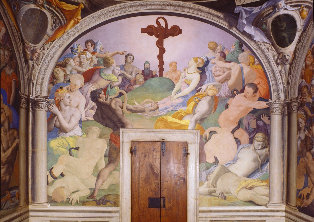 Klanění hada od Agnolo Bronzino