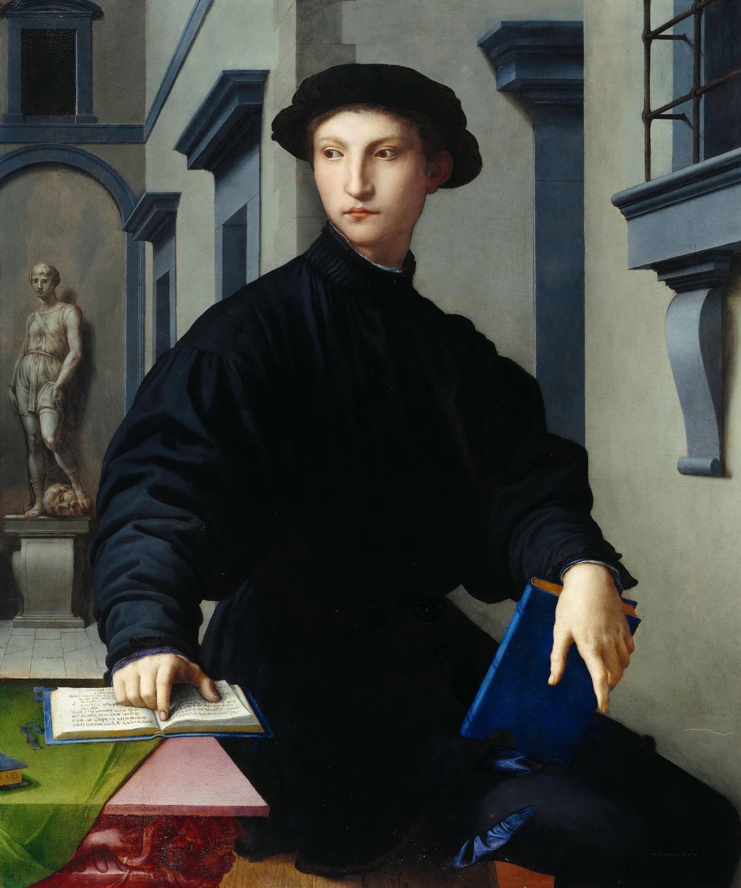 Ugolino Martelli, 1536-37 (olej na topolové desce) od Agnolo Bronzino