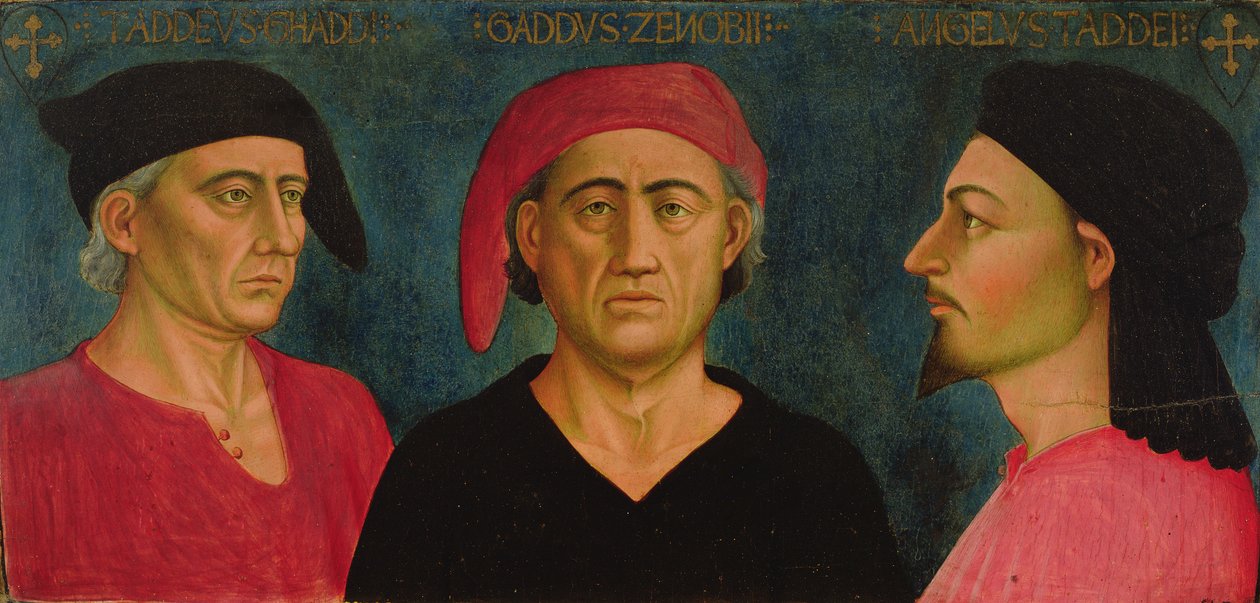 Tři Gaddi, Taddeo, Zenobi a Agnolo nebo Angelo od Agnolo Gaddi