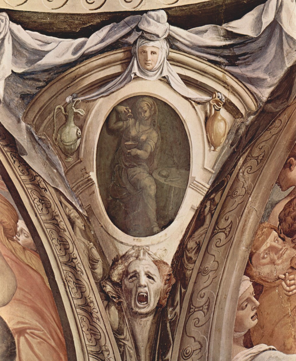 Alegorie Kardinálních Ctností. Fresky V Kapli Eleonory Da Toledo od Agnolo Bronzino