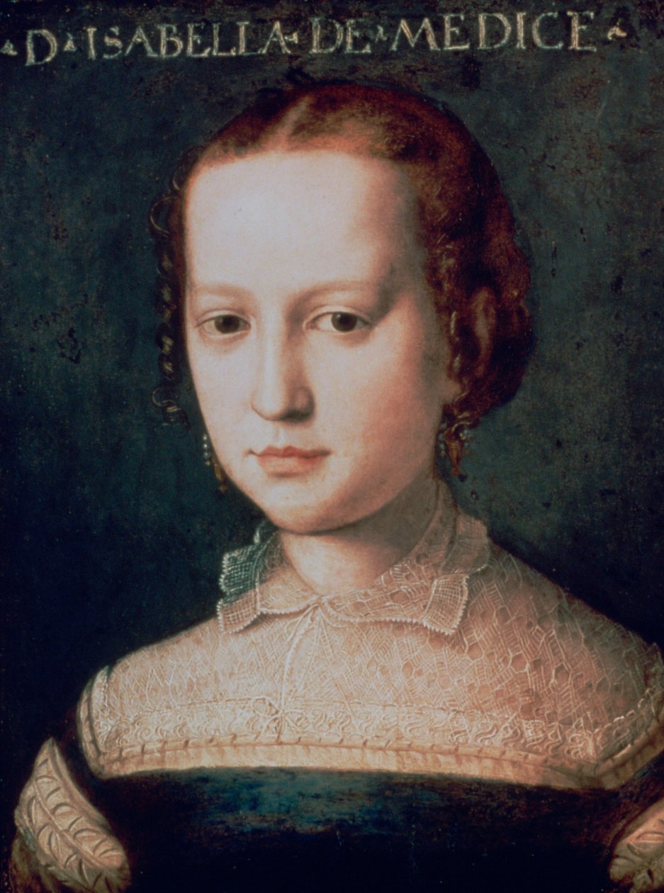 Isabella de Medici, 16. století od Agnolo Bronzino