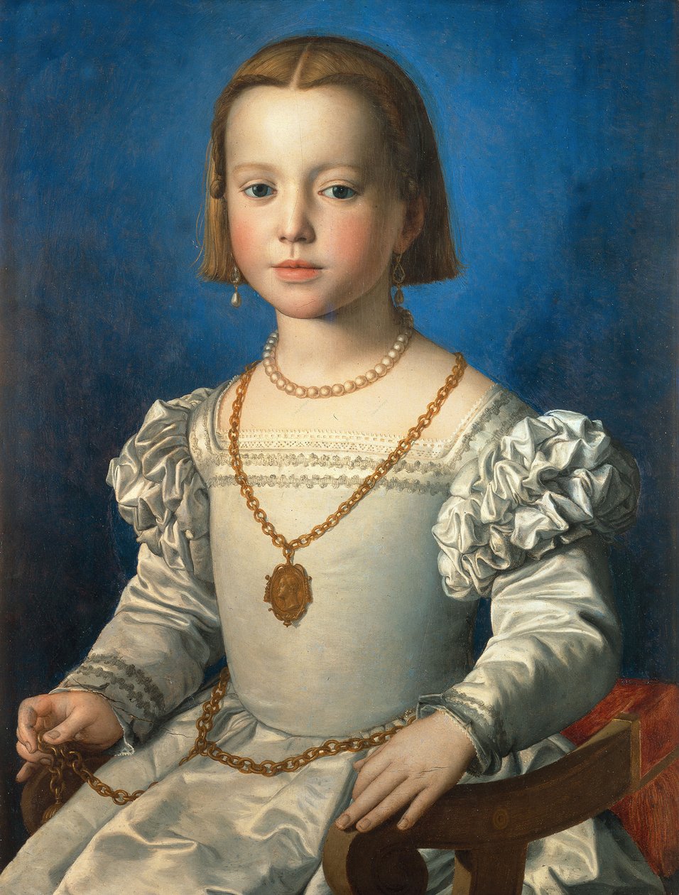 Portrét Bia de Medici, 1542 od Agnolo Bronzino