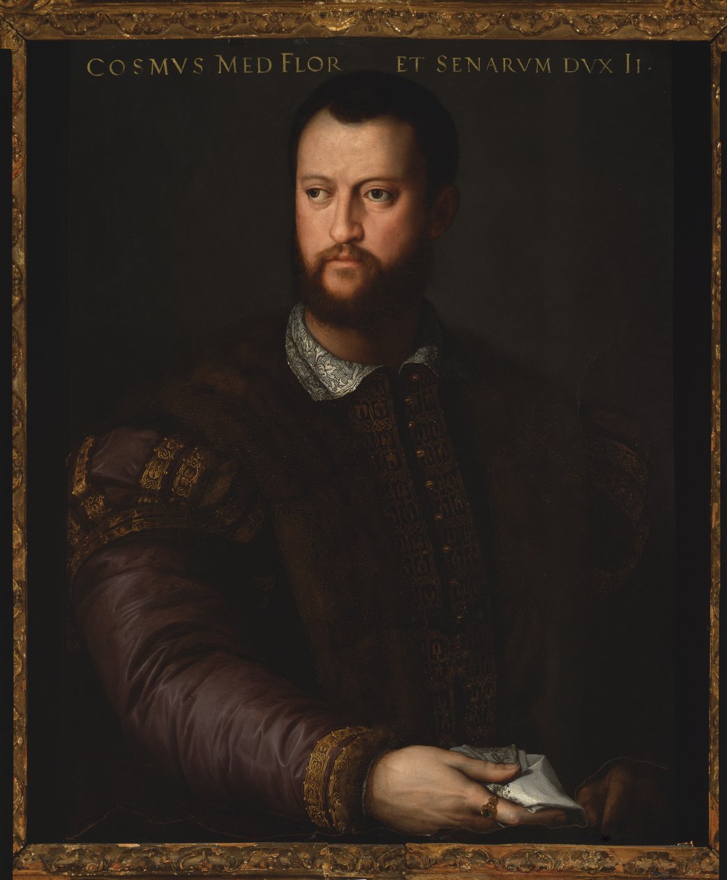 Portrét Cosima I. de Medici, 1566 od Agnolo Bronzino