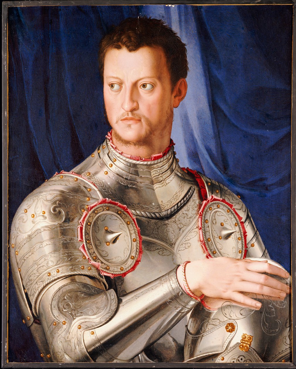 Portrét Cosima I. de "Medici, kolem roku 1545 od Agnolo Bronzino