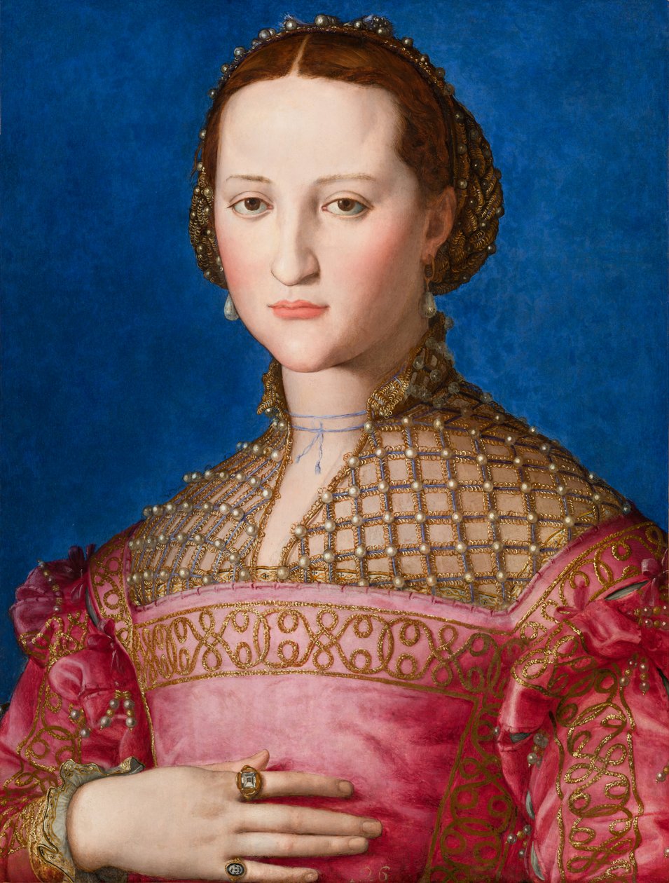 Portrét Eleonory z Toleda, kolem roku 1543 od Agnolo Bronzino